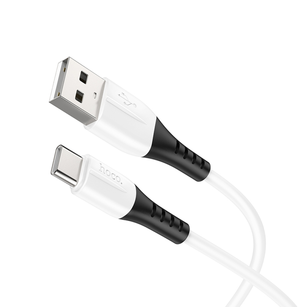 Кабель HOCO X82 USB Type-C cable, 1м, 3A, 60W, белый